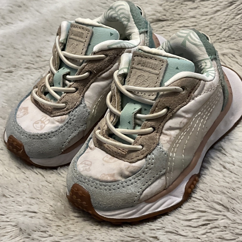 PUMA :  Animal Crossing New Horizons Wild Rider  Size 4C Toddler Sneaker